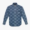 Lauretos Monogramm-Jeanshemd Lauretos Monogramm-Jeanshemd