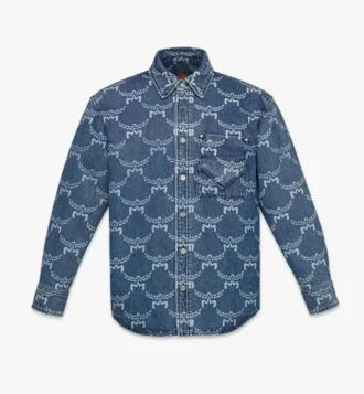 Lauretos Monogramm-Jeanshemd
