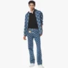 Lauretos Monogramm-Jeanshemd Lauretos Monogramm-Jeanshemd