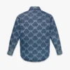 Lauretos Monogramm-Jeanshemd Lauretos Monogramm-Jeanshemd