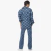 Lauretos Monogramm-Jeanshemd Lauretos Monogramm-Jeanshemd