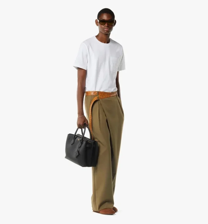 Milla Tote Bag aus genarbtem Leder Milla Tote Bag aus genarbtem Leder