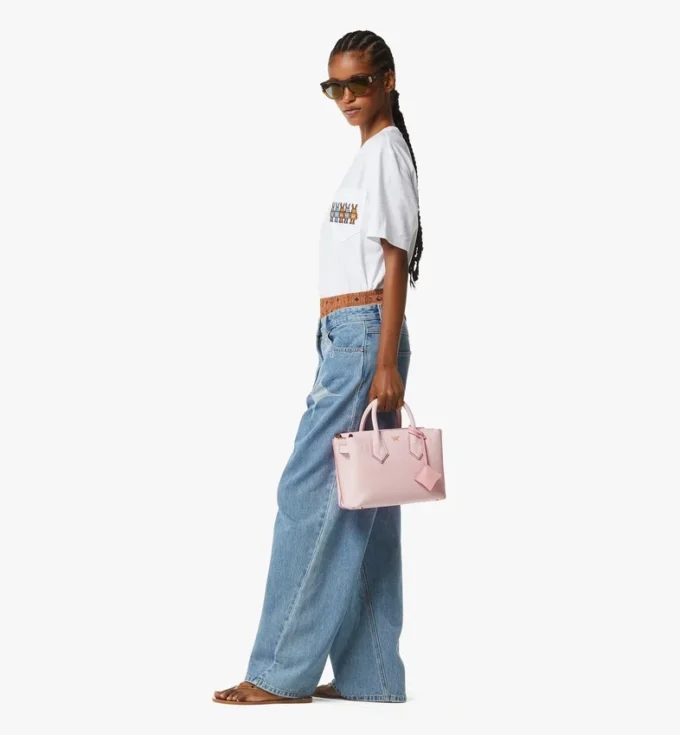 Milla Tote Bag aus genarbtem Leder Milla Tote Bag aus genarbtem Leder