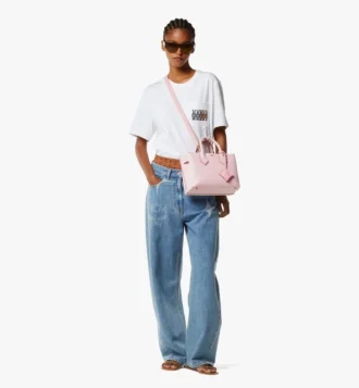 Milla Tote Bag aus genarbtem Leder