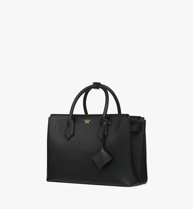 Milla Tote Bag aus genarbtem Leder Milla Tote Bag aus genarbtem Leder