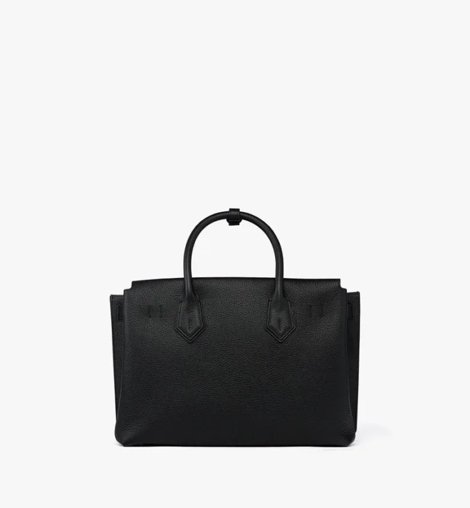 Milla Tote Bag aus genarbtem Leder Milla Tote Bag aus genarbtem Leder