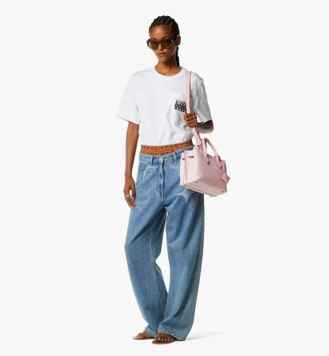 Milla Tote Bag aus genarbtem Leder Milla Tote Bag aus genarbtem Leder