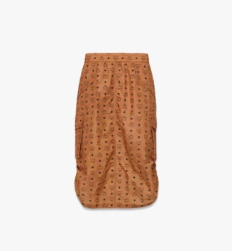 Monogram-Midirock aus recyceltem Nylon