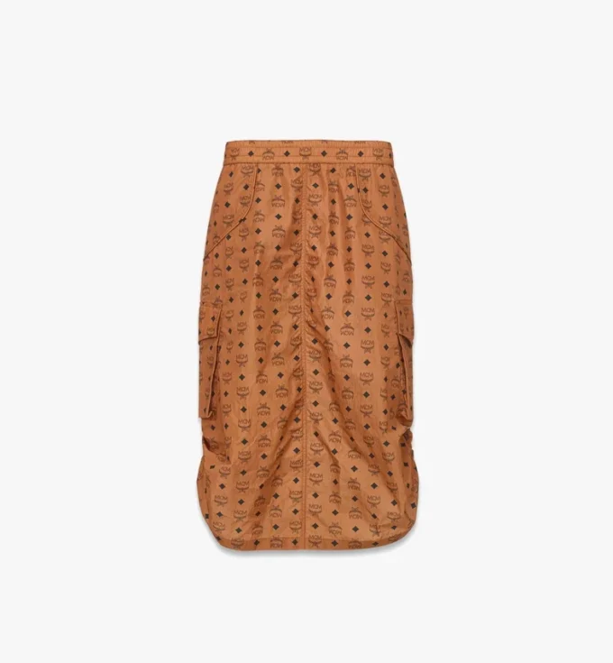 Monogram-Midirock aus recyceltem Nylon Monogram-Midirock aus recyceltem Nylon