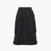 Monogram-Midirock aus recyceltem Nylon Monogram-Midirock aus recyceltem Nylon