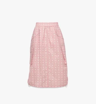 Monogram-Midirock aus recyceltem Nylon