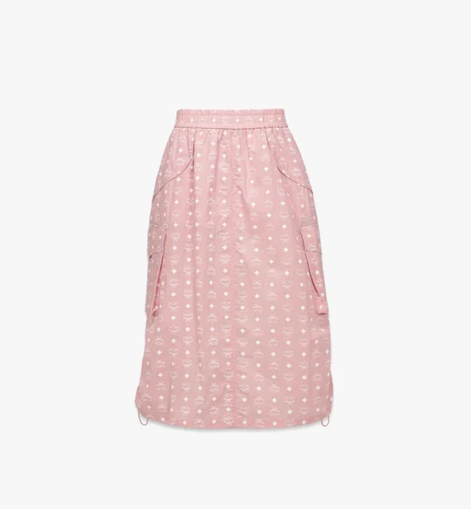 Monogram-Midirock aus recyceltem Nylon Monogram-Midirock aus recyceltem Nylon