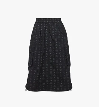 Monogram-Midirock aus recyceltem Nylon