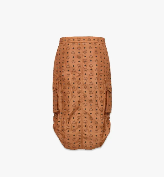 Monogram-Midirock aus recyceltem Nylon Monogram-Midirock aus recyceltem Nylon