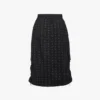Monogram-Midirock aus recyceltem Nylon Monogram-Midirock aus recyceltem Nylon