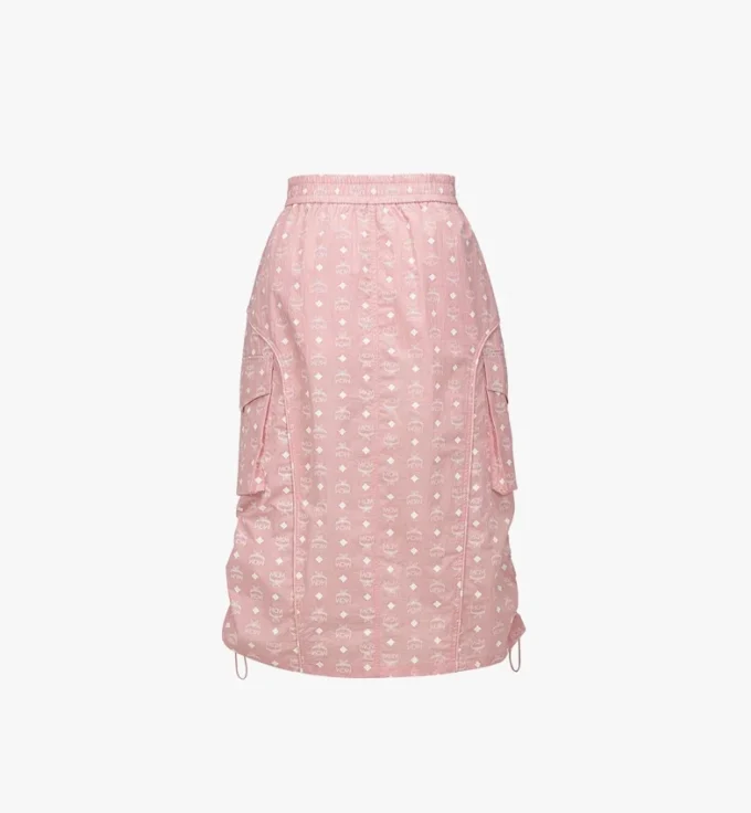 Monogram-Midirock aus recyceltem Nylon Monogram-Midirock aus recyceltem Nylon