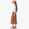 Monogram-Midirock aus recyceltem Nylon Monogram-Midirock aus recyceltem Nylon