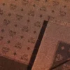 Monogram-Schal aus Woll-Seiden-Jacquard