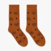 Monogramm-Stricksocken