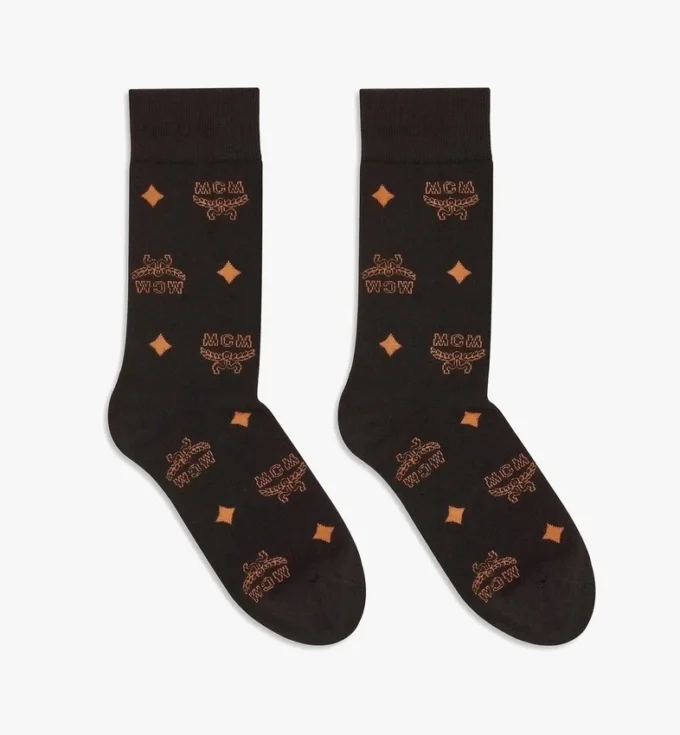 Monogramm-Stricksocken