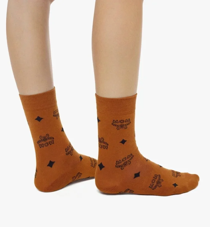 Monogramm-Stricksocken