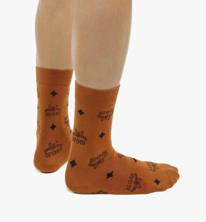 Monogramm-Stricksocken