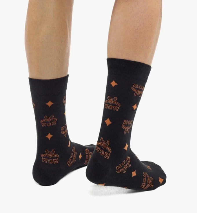 Monogramm-Stricksocken