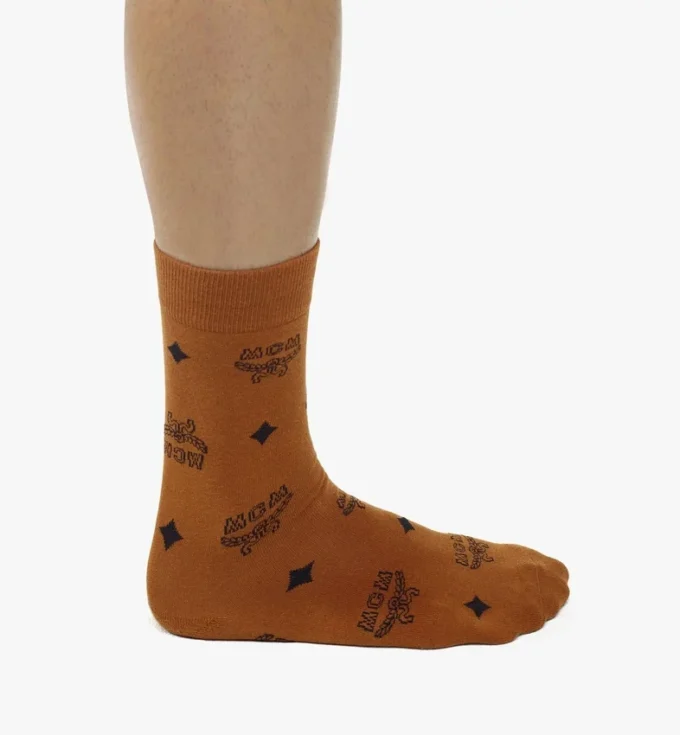 Monogramm-Stricksocken