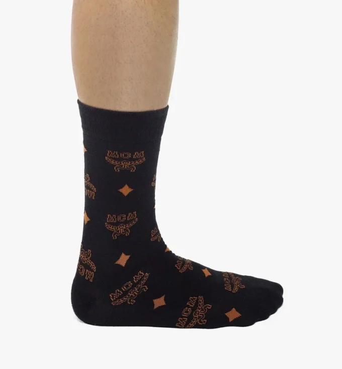 Monogramm-Stricksocken