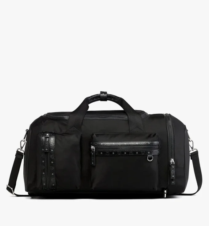 Ottomar Weekender-Rucksack aus Econyl® und Leder Ottomar Weekender-Rucksack aus Econyl® und Leder