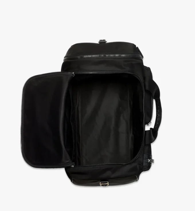 Ottomar Weekender-Rucksack aus Econyl® und Leder Ottomar Weekender-Rucksack aus Econyl® und Leder