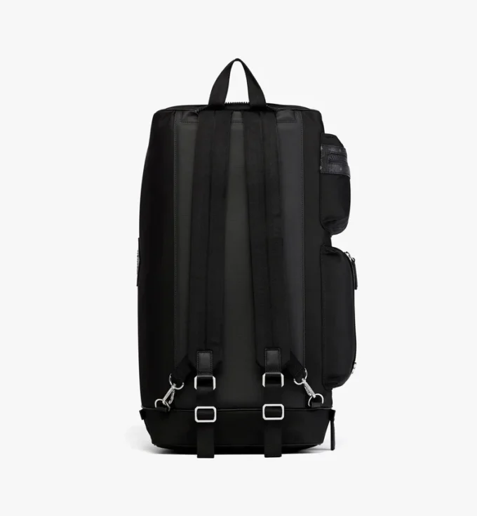 Ottomar Weekender-Rucksack aus Econyl® und Leder Ottomar Weekender-Rucksack aus Econyl® und Leder