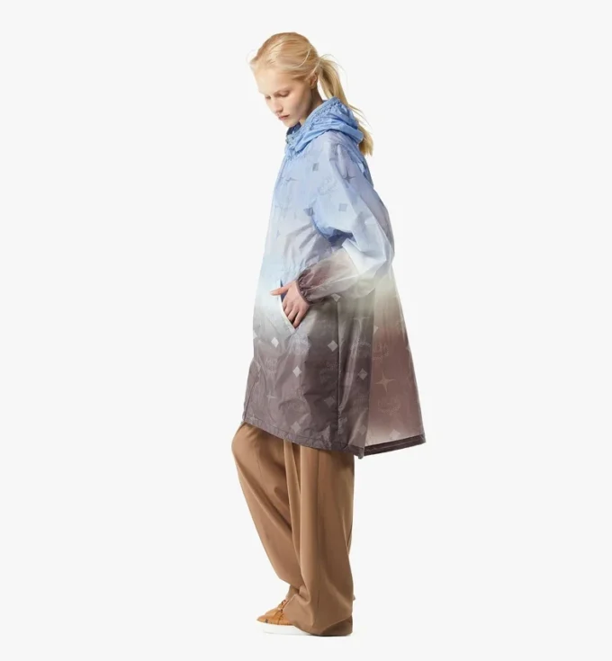 Parka aus Ripstop-Nylon mit Monogramm-Farbverlauf Parka aus Ripstop-Nylon mit Monogramm-Farbverlauf