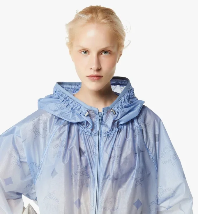 Parka aus Ripstop-Nylon mit Monogramm-Farbverlauf Parka aus Ripstop-Nylon mit Monogramm-Farbverlauf