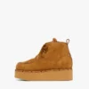 Plateaustiefel aus Kalbsveloursleder Plateaustiefel aus Kalbsveloursleder