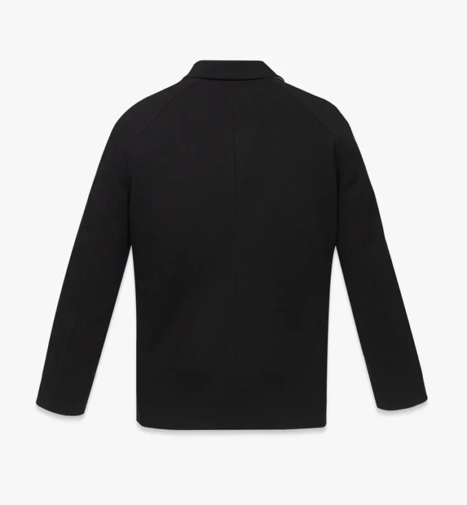 Ponte-Blazer mit Logo-Aufnäher