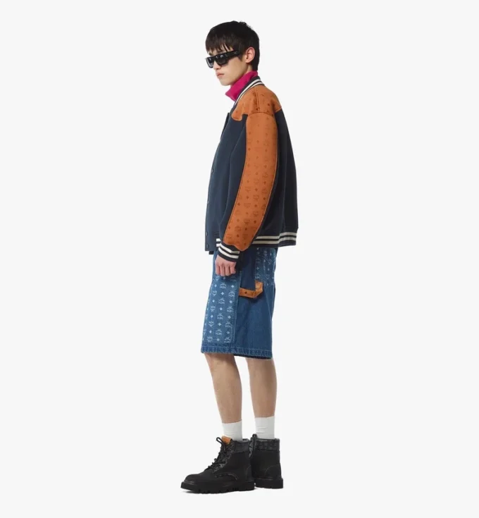 Ponte-Collegejacke aus Monogram-Neopren-Jacquard Ponte-Collegejacke aus Monogram-Neopren-Jacquard