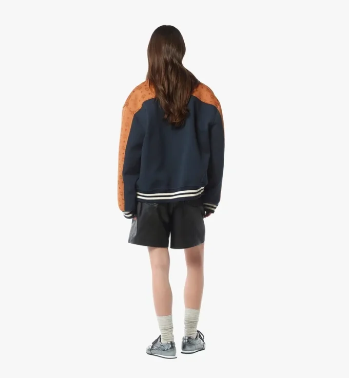 Ponte-Collegejacke aus Monogram-Neopren-Jacquard Ponte-Collegejacke aus Monogram-Neopren-Jacquard