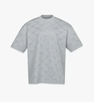 Ponte-T-Shirt mit Kristall-Monogramm Ponte-T-Shirt mit Kristall-Monogramm