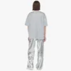 Ponte-T-Shirt mit Kristall-Monogramm Ponte-T-Shirt mit Kristall-Monogramm