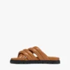 Sandalen mit Monogramm-Print aus Lammleder Sandalen mit Monogramm-Print aus Lammleder