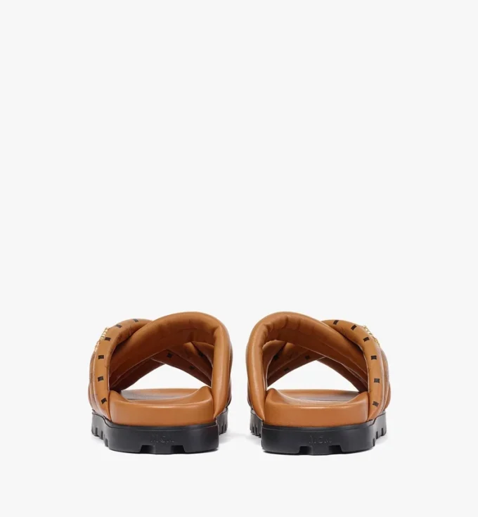 Sandalen mit Monogramm-Print aus Lammleder Sandalen mit Monogramm-Print aus Lammleder