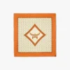 Schal mit Rauten-Monogramm aus Bio-Seide Schal mit Rauten-Monogramm aus Bio-Seide