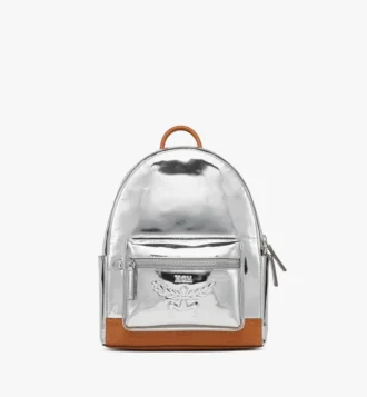 Stark Backpack aus metallischem Spiegel-Leder