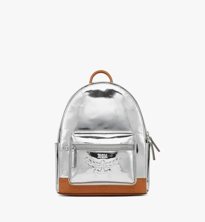 Stark Backpack aus metallischem Spiegel-Leder Stark Backpack aus metallischem Spiegel-Leder
