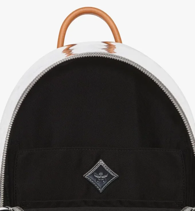 Stark Backpack aus metallischem Spiegel-Leder Stark Backpack aus metallischem Spiegel-Leder