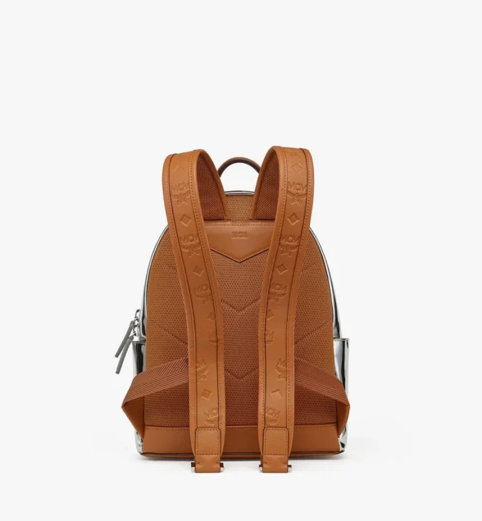 Stark Backpack aus metallischem Spiegel-Leder Stark Backpack aus metallischem Spiegel-Leder