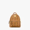 Stark Bebe Boo Rucksack mit seitlichen Nieten aus Visetos Stark Bebe Boo Rucksack mit seitlichen Nieten aus Visetos