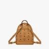 Stark Bebe Boo Rucksack mit seitlichen Nieten aus Visetos Stark Bebe Boo Rucksack mit seitlichen Nieten aus Visetos