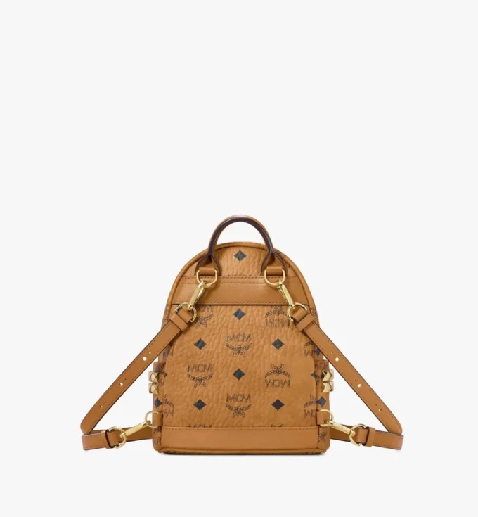 Stark Bebe Boo Rucksack mit seitlichen Nieten aus Visetos Stark Bebe Boo Rucksack mit seitlichen Nieten aus Visetos